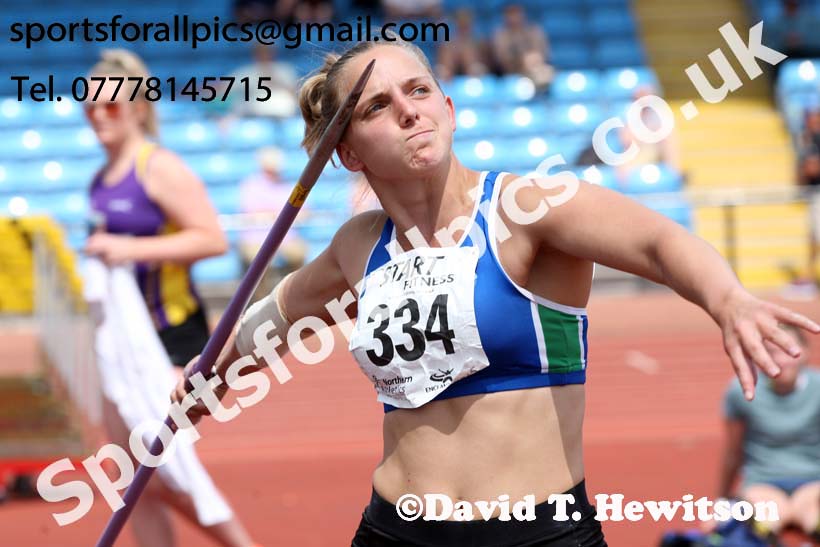 Senior womens javelin, Northern Senior and Under-20s Champs., Sports City, Manchester. Photo: David T. Hewitson/Sports for All Pics